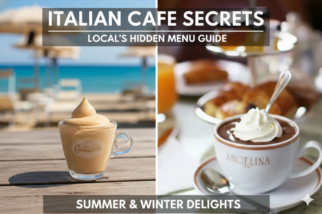 이탈리아 카페 현지인 여름 겨울 메뉴 추천