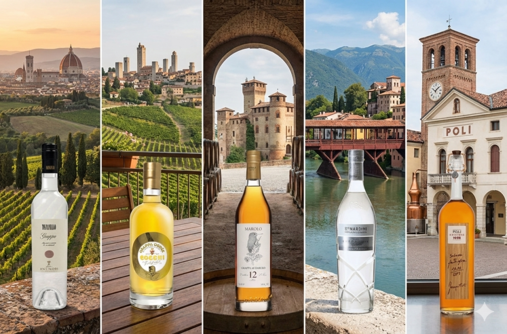 이탈리아 그라파, 식후주로 유명한 와인위스키, 