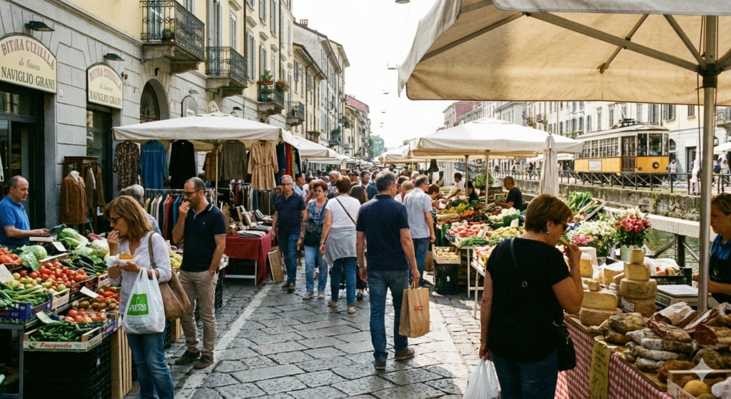 이탈리아 현지인들은 주말마다 방문하는 스트리트 마켓, 여행경험 및 선물 구매에 제격! 강력추천!