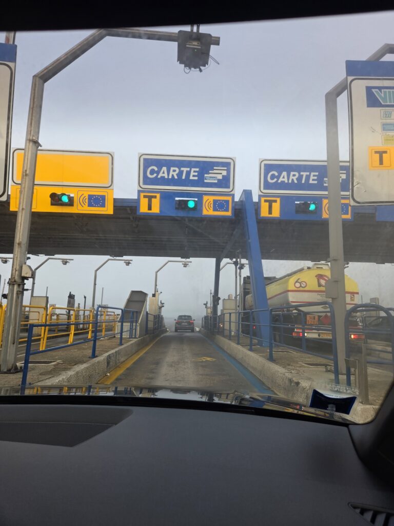 이탈리아 고속도로 톨게이트 모습