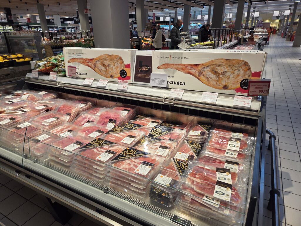 소분하여 파는 프로슈토